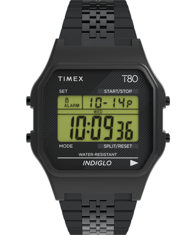 TW2R79400 Timex T80 34mm Stainless Steel Bracelet Watch Primary Image