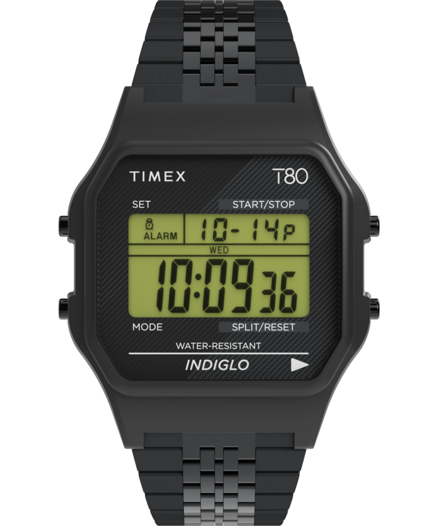 TW2R79400 Timex T80 34mm Stainless Steel Bracelet Watch Primary Image