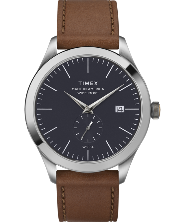 TW2R82900 American Documents® 41mm Leather Strap Watch Primary Image