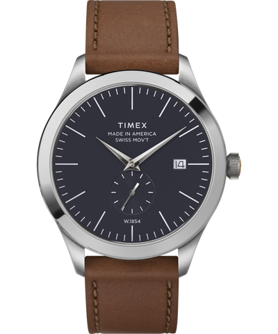 TW2R82900 American Documents® 41mm Leather Strap Watch Primary Image