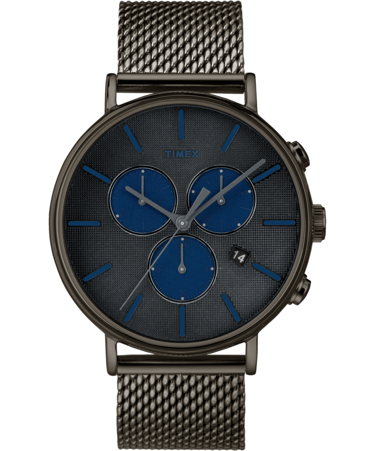 TW2R98000 Fairfield Supernova™ Chronograph 41mm Mesh Band Watch Primary Image