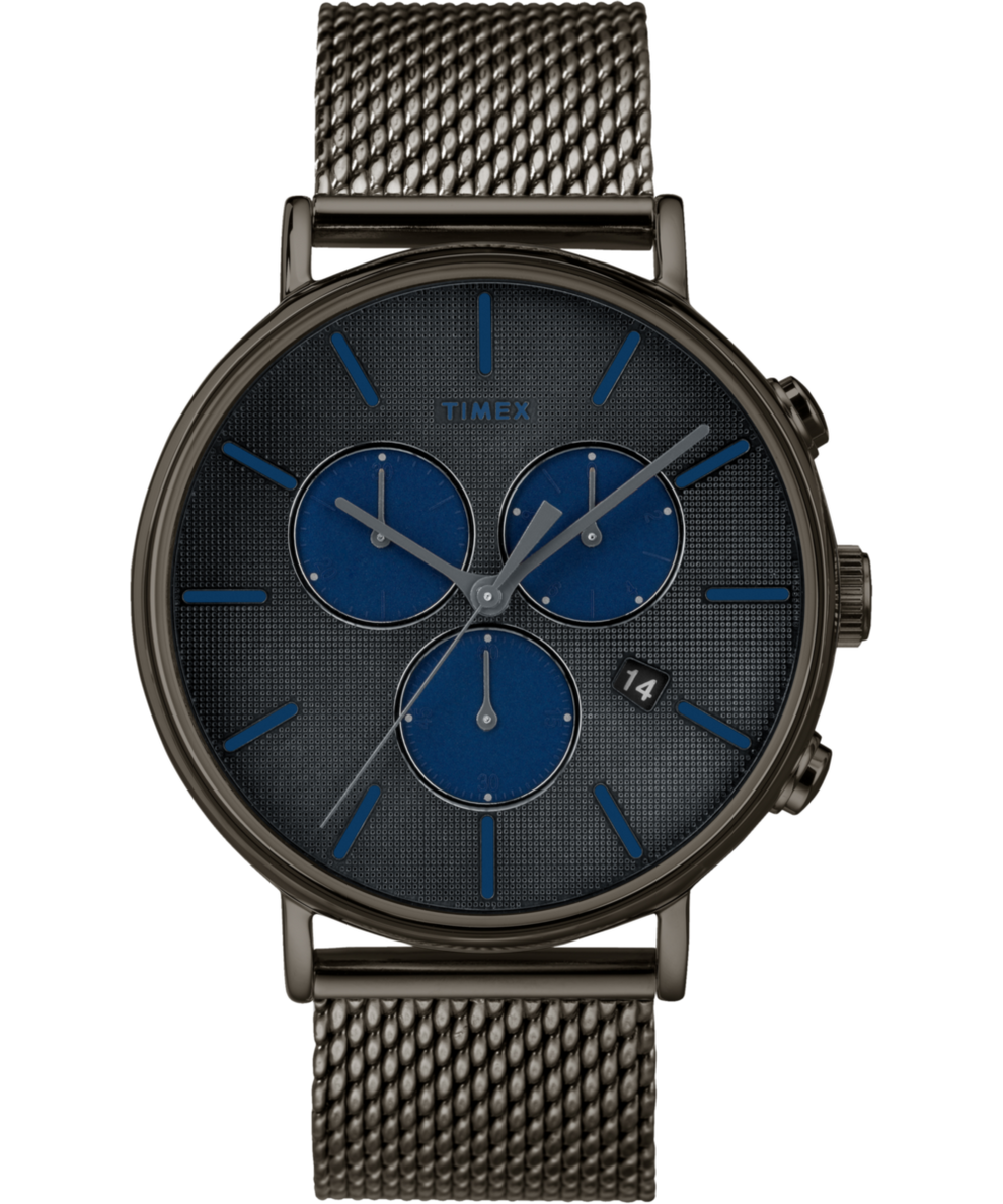 TW2R98000 Fairfield Supernova™ Chronograph 41mm Mesh Band Watch Primary Image
