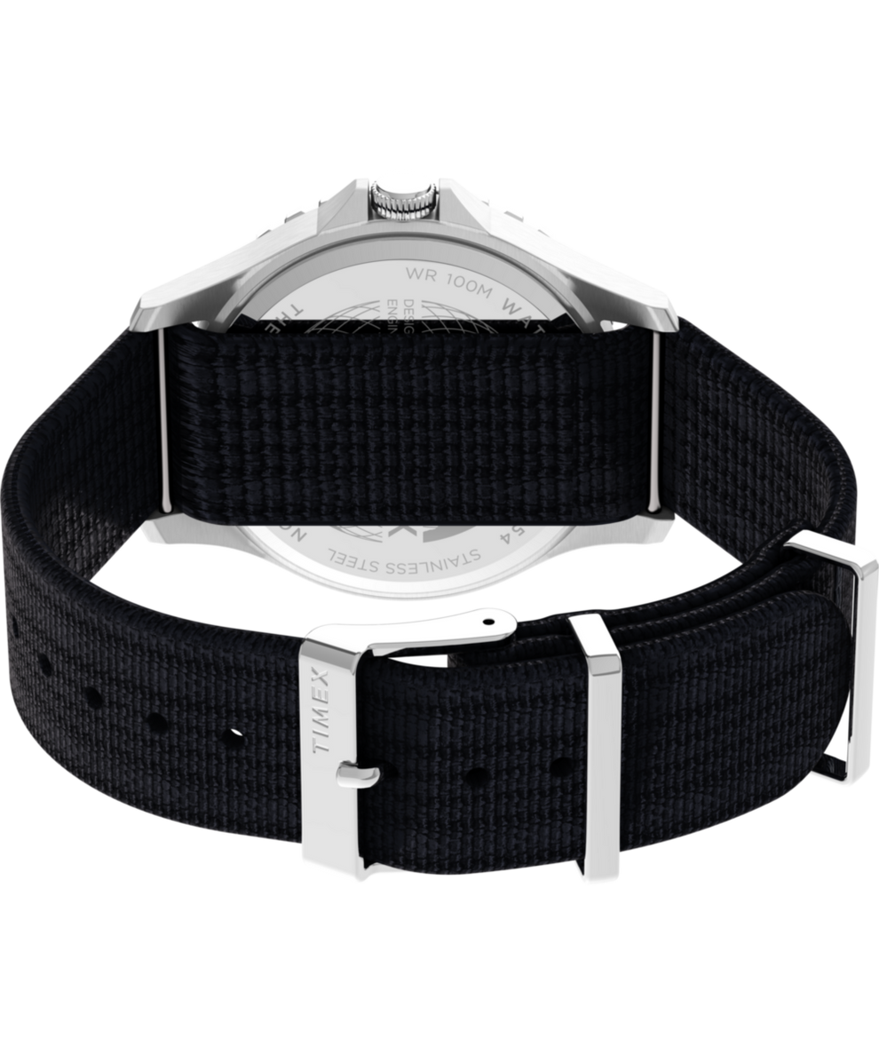 TW2T75400 Navi XL 41mm Fabric Slip-Thru Strap Watch Caseback with Attachment Image