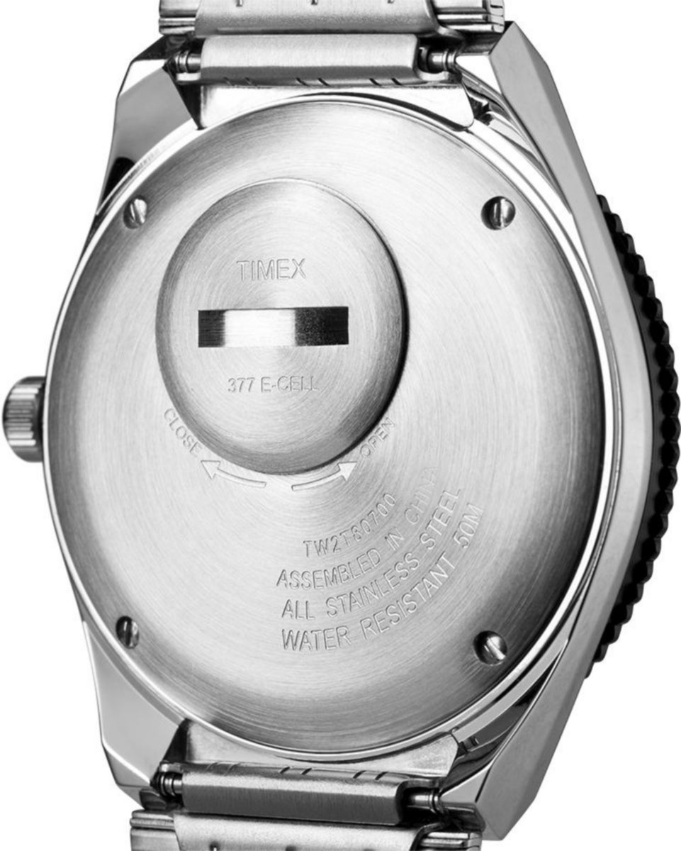 Q Timex 1979 Reissue 38mm Stainless Steel Bracelet Watch