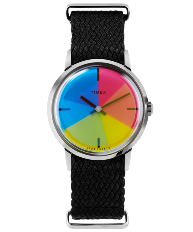 TW2T83100 Timex x Todd Snyder Marlin Hand-Wound 1969 Color Flicks Reissue Primary Image