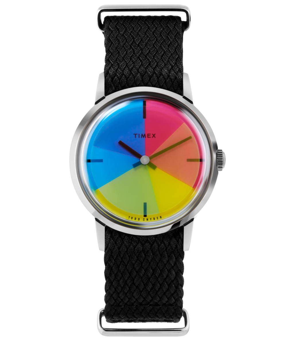 TW2T83100 Timex x Todd Snyder Marlin Hand-Wound 1969 Color Flicks Reissue Primary Image