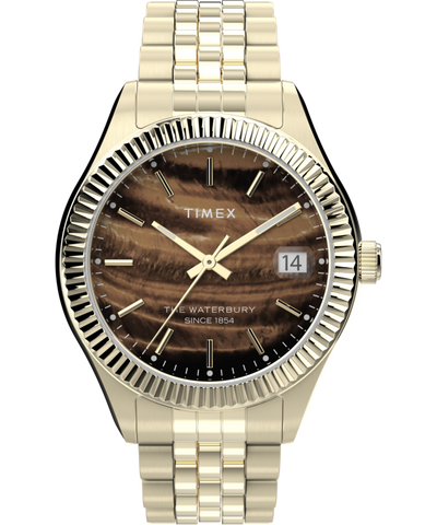 TW2T87100 Waterbury Legacy 34mm Stainless Steel Bracelet Watch Primary Image