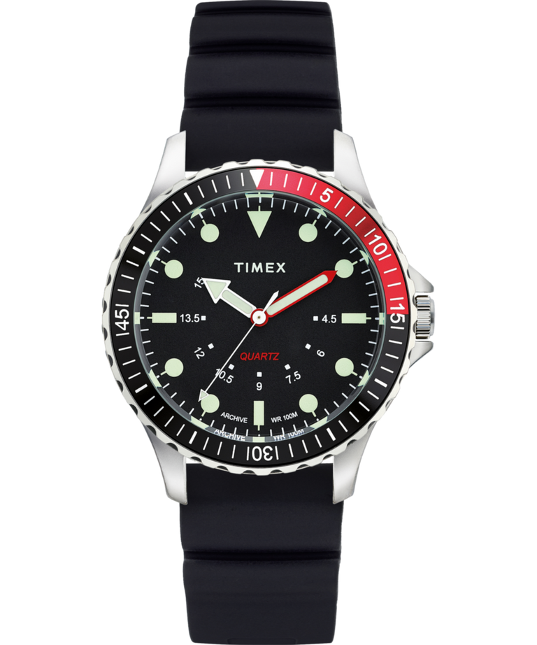 TW2U25700 Navi Depth 38mm Silicone Strap Watch Primary Image