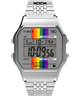 Timex T80 Rainbow 34mm Stainless Steel Bracelet Watch