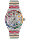 TW2U72600 Timex x Judith Leiber 38mm Stainless Steel Bracelet Watch with Austrian Crystals Primary Image