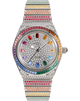 TW2U72600 Timex x Judith Leiber 38mm Stainless Steel Bracelet Watch with Austrian Crystals Primary Image