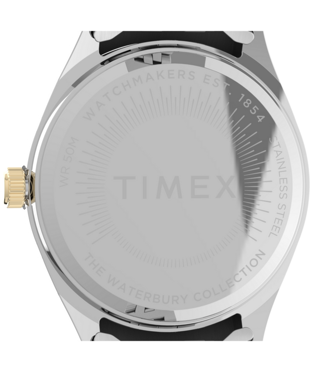 TW2U78600 Timex Legacy Boyfriend 36mm Stainless Steel Bracelet Watch Caseback Image