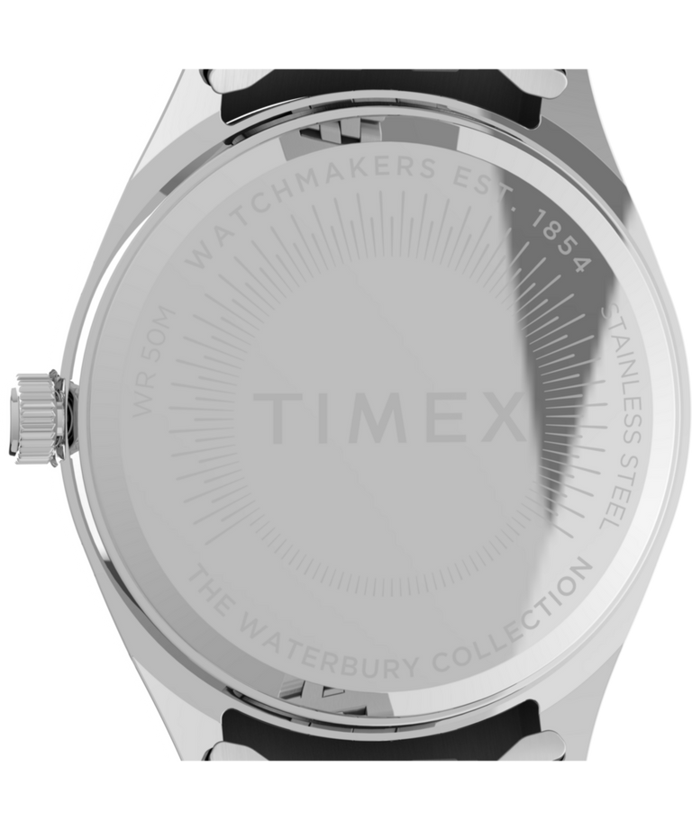 TW2U78700 Timex Legacy Boyfriend 36mm Stainless Steel Bracelet Watch Caseback Image