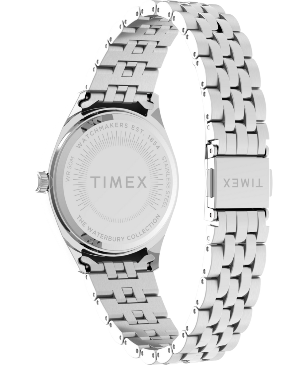 TW2U78700 Timex Legacy Boyfriend 36mm Stainless Steel Bracelet Watch Caseback with Attachment Image