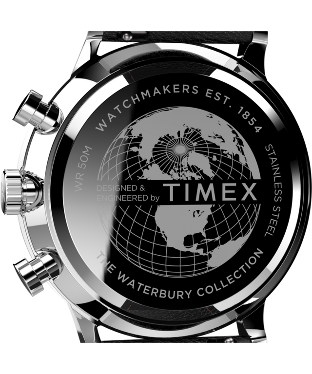TW2U88300 Waterbury Classic Cronógrafo de 40 mm con correa de piel: imagen del fondo de la caja del reloj
