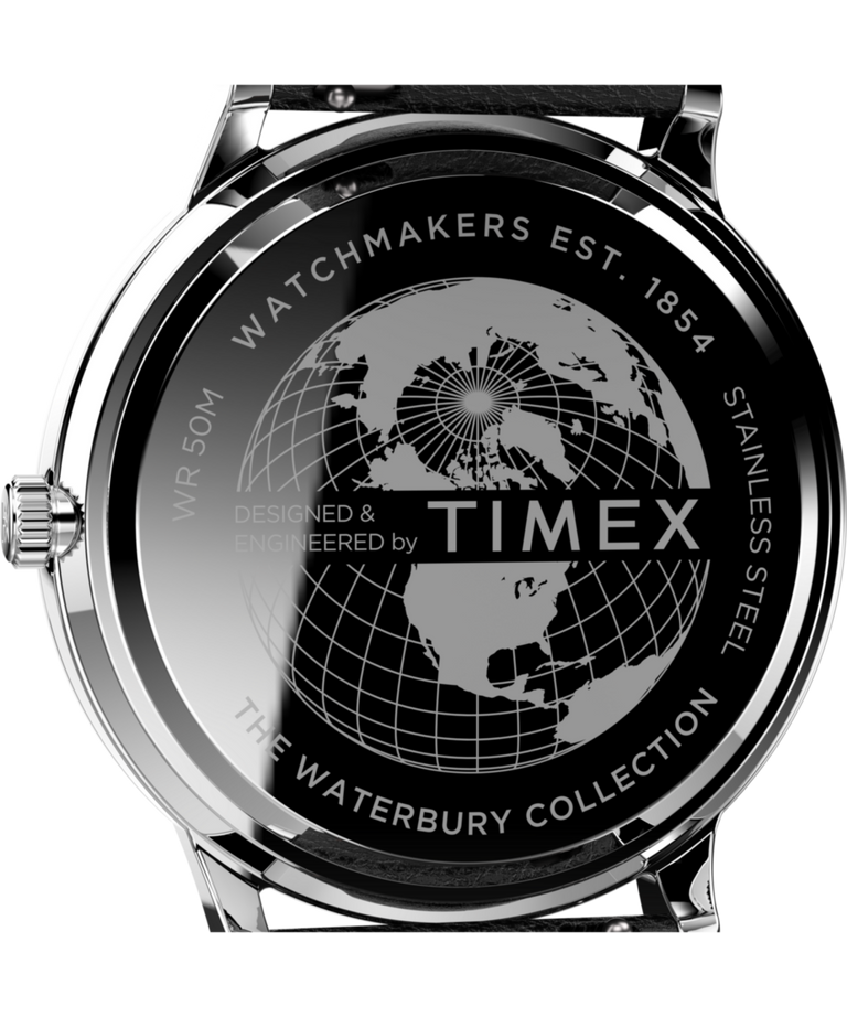 TW2U88400 Waterbury Classic Day/Date, reloj de 40 mm con correa de piel: imagen del fondo de la caja