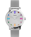 TW2U92900 Reloj Transcend™ con correa de malla de acero inoxidable de 31 mm — Imagen principal