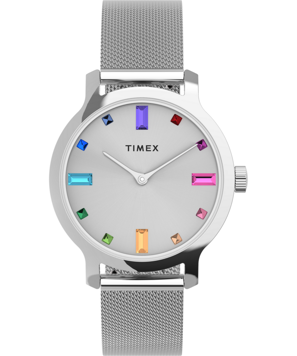 TW2U92900 Reloj Transcend™ con correa de malla de acero inoxidable de 31 mm — Imagen principal