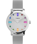TW2U92900 Transcend™ 31mm Stainless Steel Mesh Band Watch Primary Image