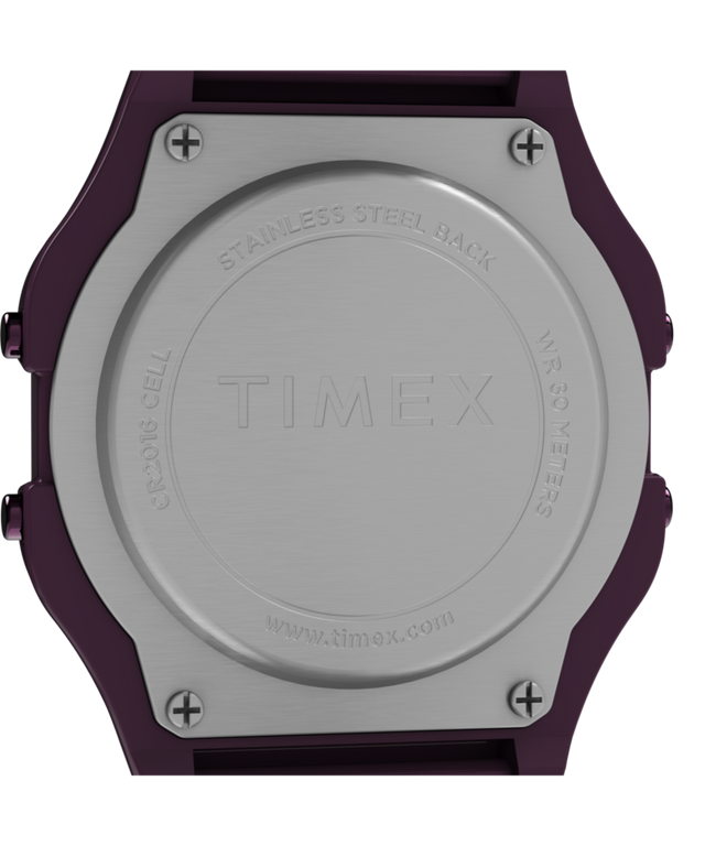 TW2U93900 Timex T80 34mm Stainless Steel Expansion Band Watch with Perfect Fit Caseback Image