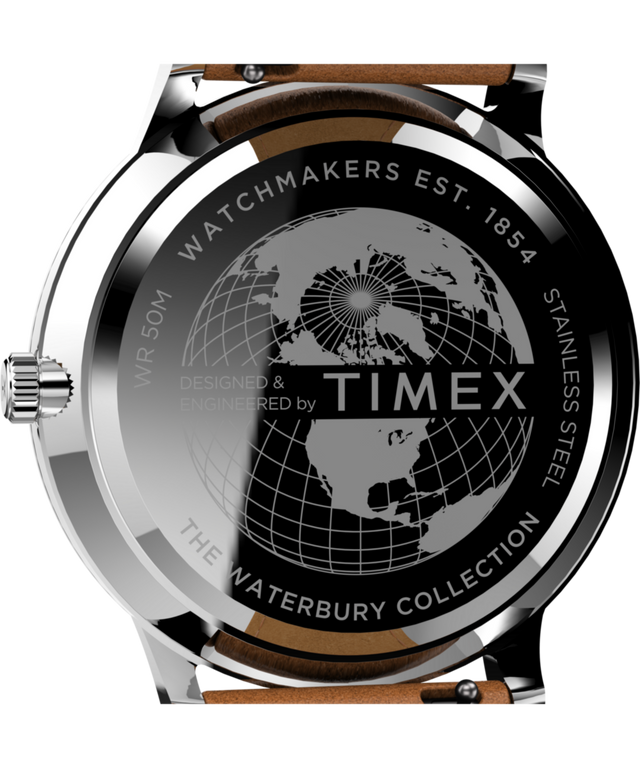 TW2U97200 Waterbury Classic 40mm Leather Strap Watch Caseback Image