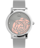 TW2U98200 Transcend™ Floral 34mm Stainless Steel Mesh Band Watch Primary Image