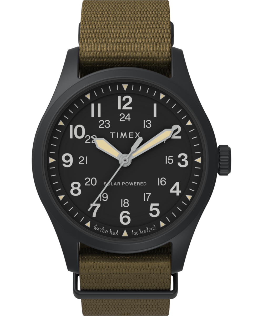 Timex Expedition Field Post Solar 36mm Recycled Fabric Strap Watch