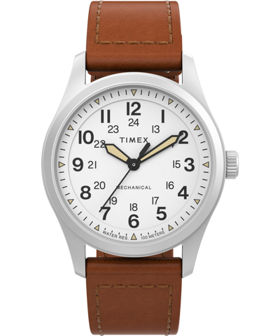 TW2V00600 Expedition Field Post Mechanical 38mm Eco-Friendly Leather Strap Watch Primary Image