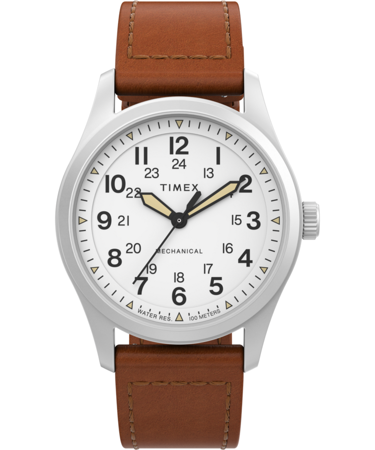 TW2V00600 Expedition Field Post Mechanical 38mm Eco-Friendly Leather Strap Watch Primary Image