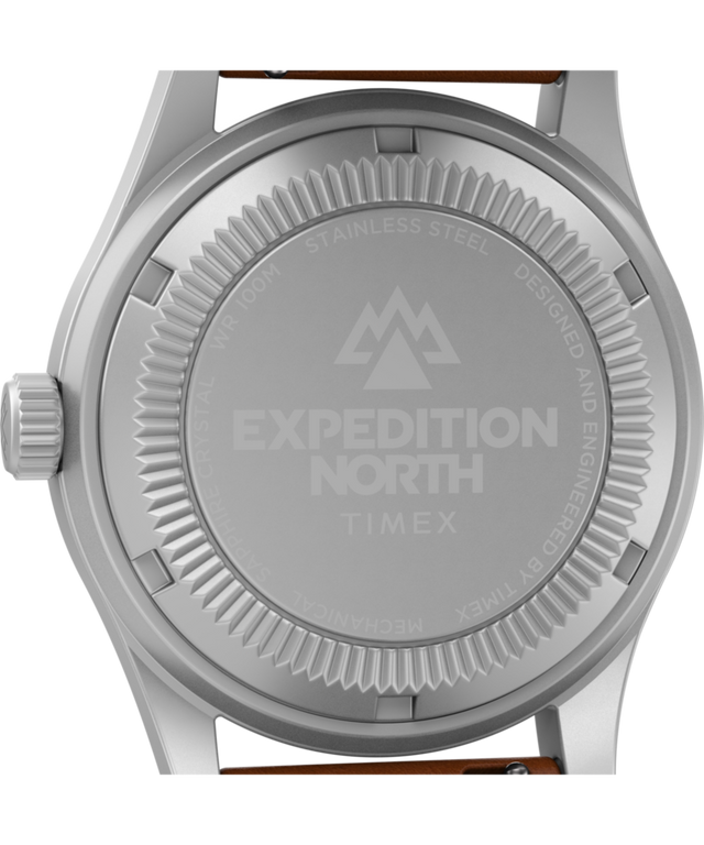 TW2V00600 Expedition Field Post Mechanical 38mm Eco-Friendly Leather Strap Watch Caseback Image