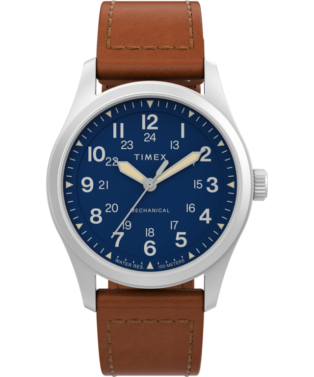 TW2V00700 Expedition North Field Post Mechanical 38mm Eco-Friendly Leather Strap Watch Primary Image