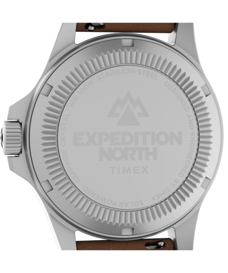 TW2V03600 Expedition Field Post Solar 41mm Eco-Friendly Leather Strap Watch Caseback Image