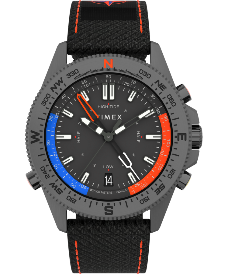 TW2V03900 Reloj Expedition con indicador de marea, temperatura y brújula, de 43 mm, con correa de tejido ecológico. Imagen principal