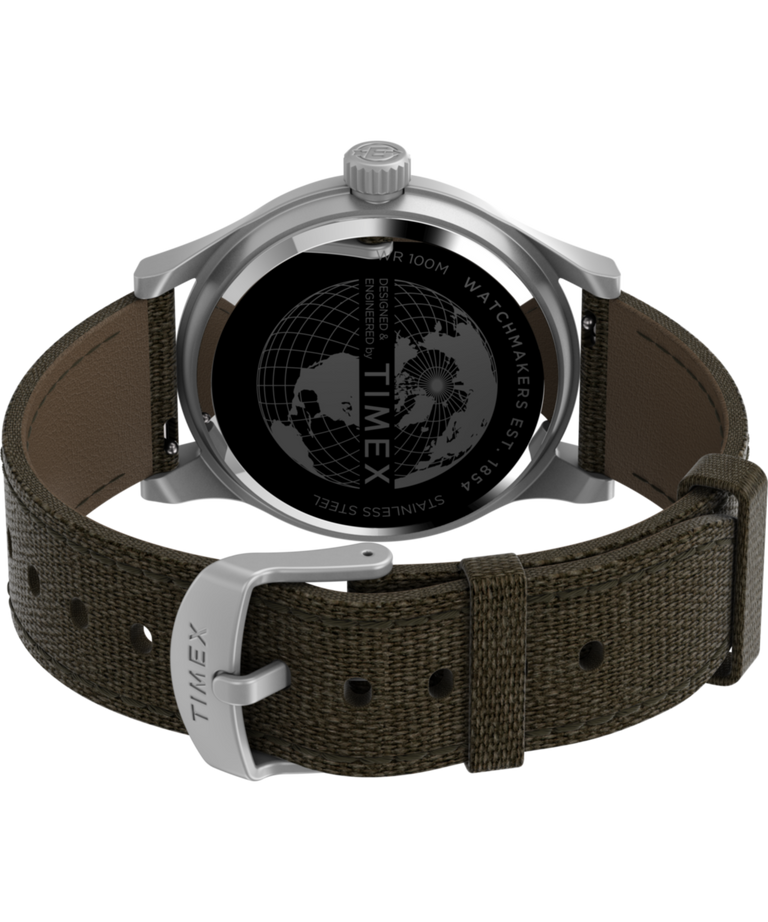 TW2V07100 Expedition Sierra 41mm Fabric Strap Watch Caseback with Attachment Image