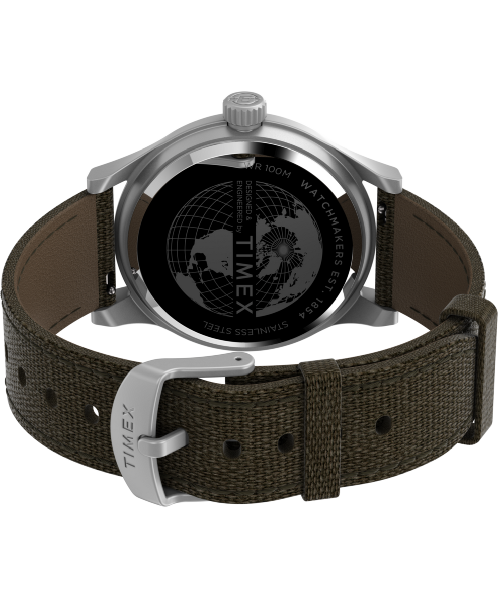 TW2V07100 Expedition Sierra 41mm Fabric Strap Watch Caseback with Attachment Image