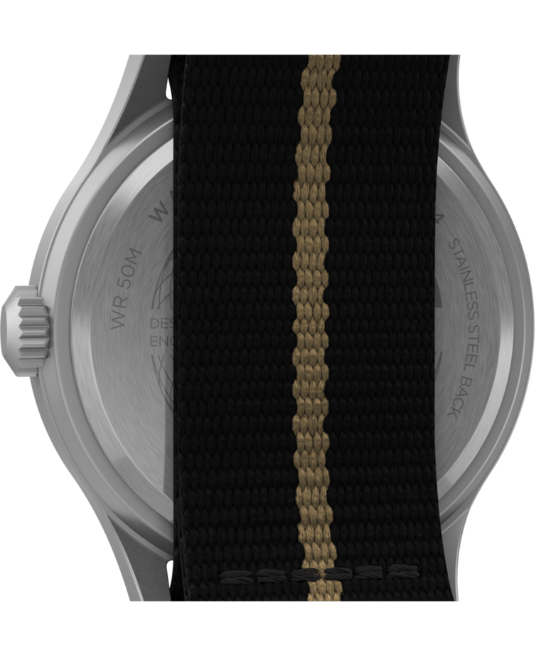 TW2V07800 Expedition Sierra 40mm Fabric Strap Watch Caseback Image