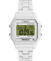 TW2V20100 Timex 80 36mm Glossy White Resin Bracelet Watch Primary Image