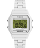 TW2V20100 Timex 80 36mm Glossy White Resin Bracelet Watch Primary Image