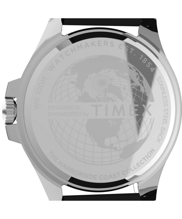 TW2V27200 Harborside Coast 43mm Rubber Strap Watch Caseback Image