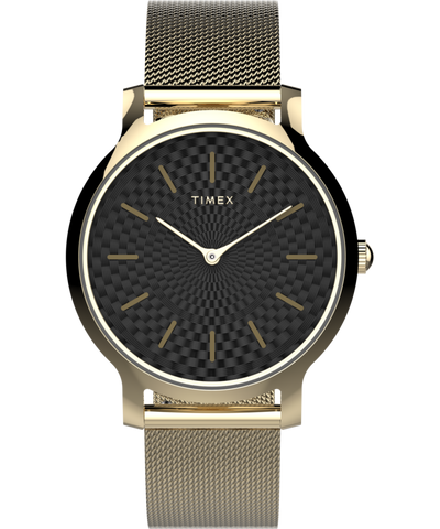 TW2V31100 Transcend™ 34mm Stainless Steel Mesh Band Watch Primary Image