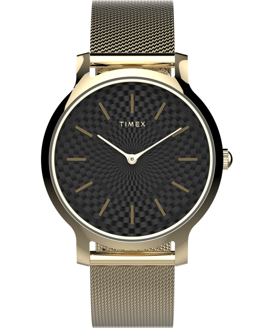 TW2V31100 Transcend™ 34mm Stainless Steel Mesh Band Watch Primary Image