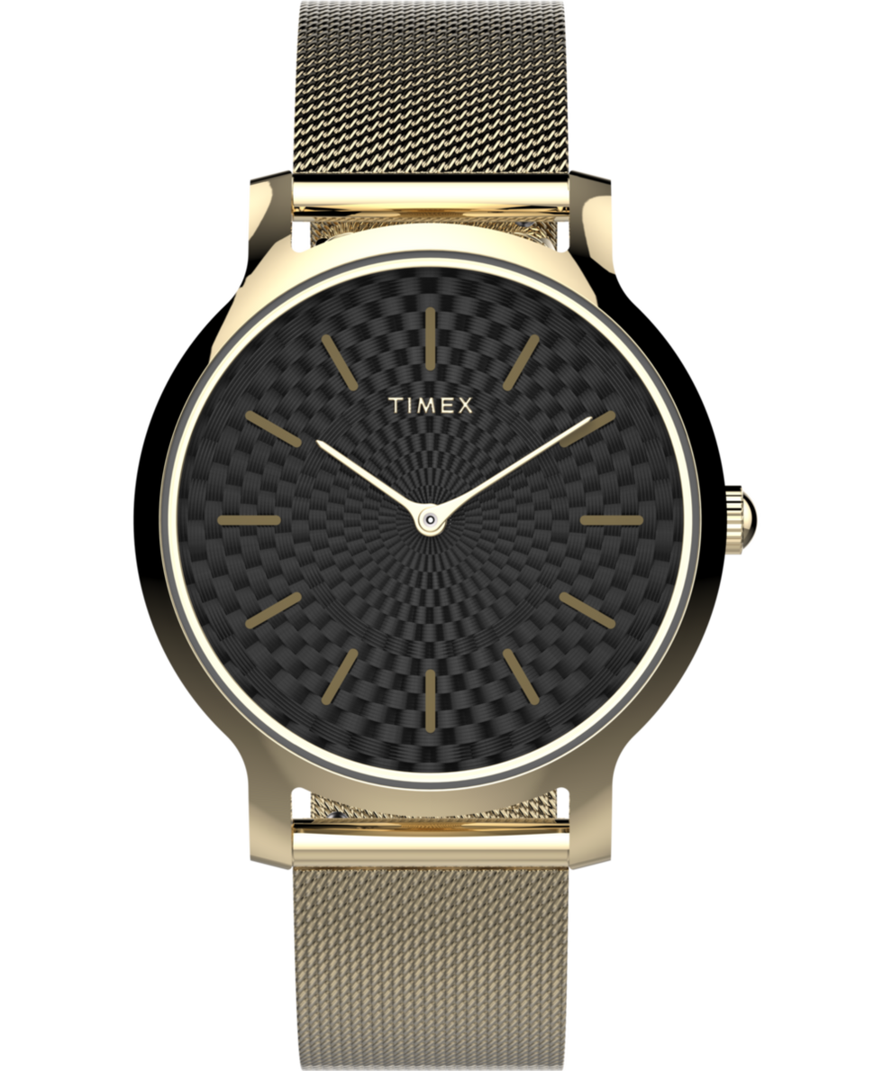 TW2V31100 Transcend™ 34mm Stainless Steel Mesh Band Watch Primary Image