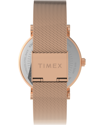 TW2V31200 Crystal Opulence 38mm Stainless Steel Mesh Band Watch Strap Image