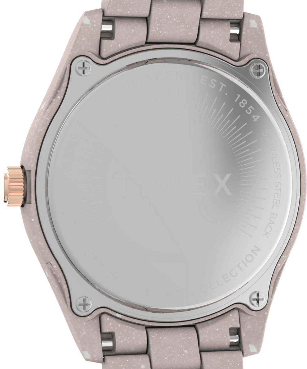 TW2V33100 Legacy Ocean 37mm Recycled Plastic Bracelet Watch Caseback Image