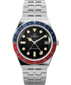 TW2V38000 Q Reloj Timex GMT de 38 mm con brazalete de acero inoxidable. Imagen principal