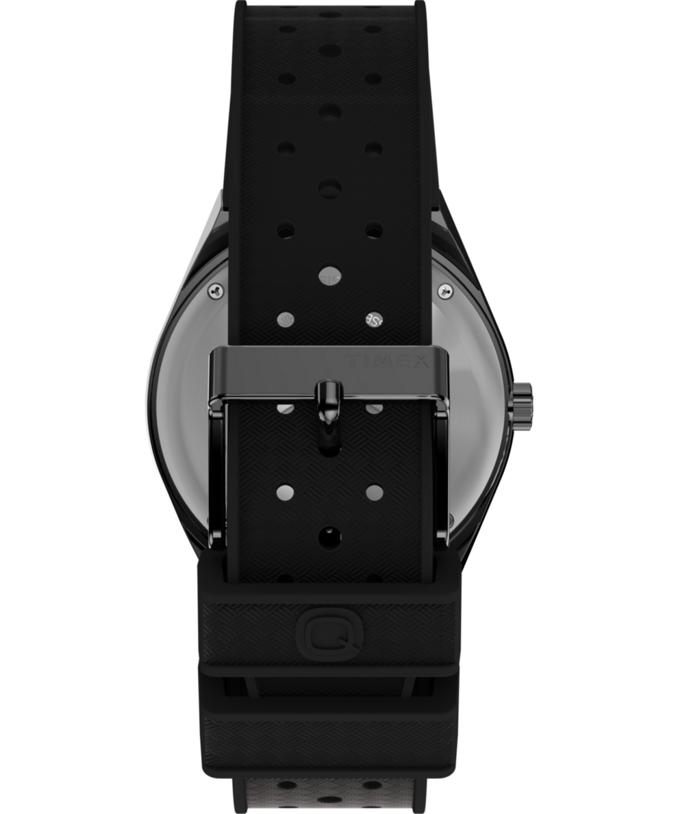 TW2V38200 Q Timex GMT 38mm Synthetic Rubber Strap Watch Strap Image