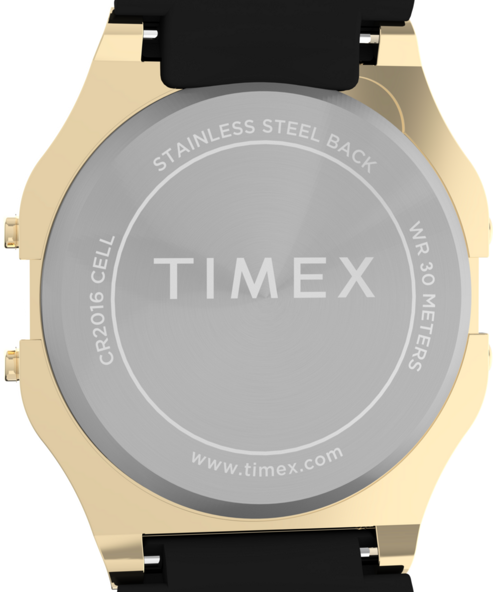 TW2V41000 Timex T80 34mm Resin Strap Watch Caseback Image