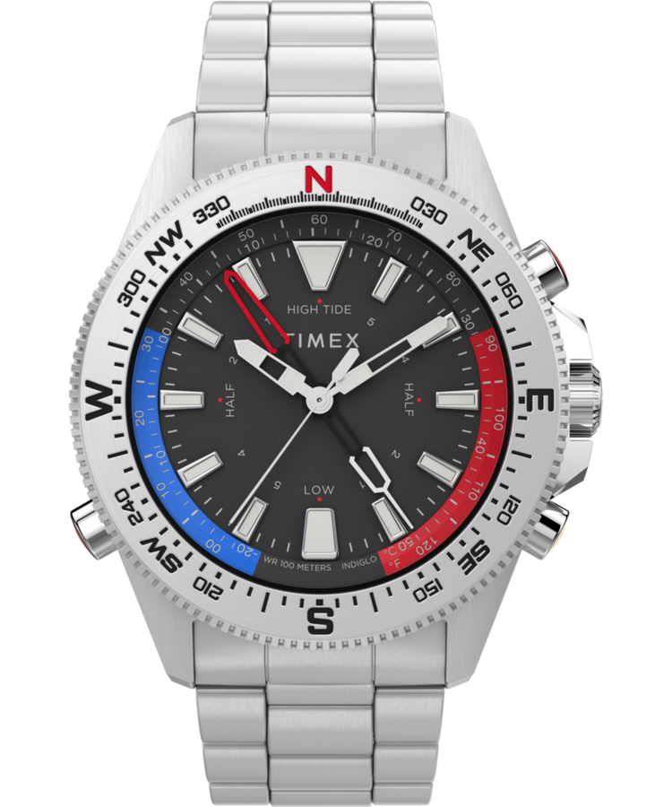 TW2V41800 Expedition Tide-Temp-Compass 43mm Stainless Steel Bracelet Watch Primary Image