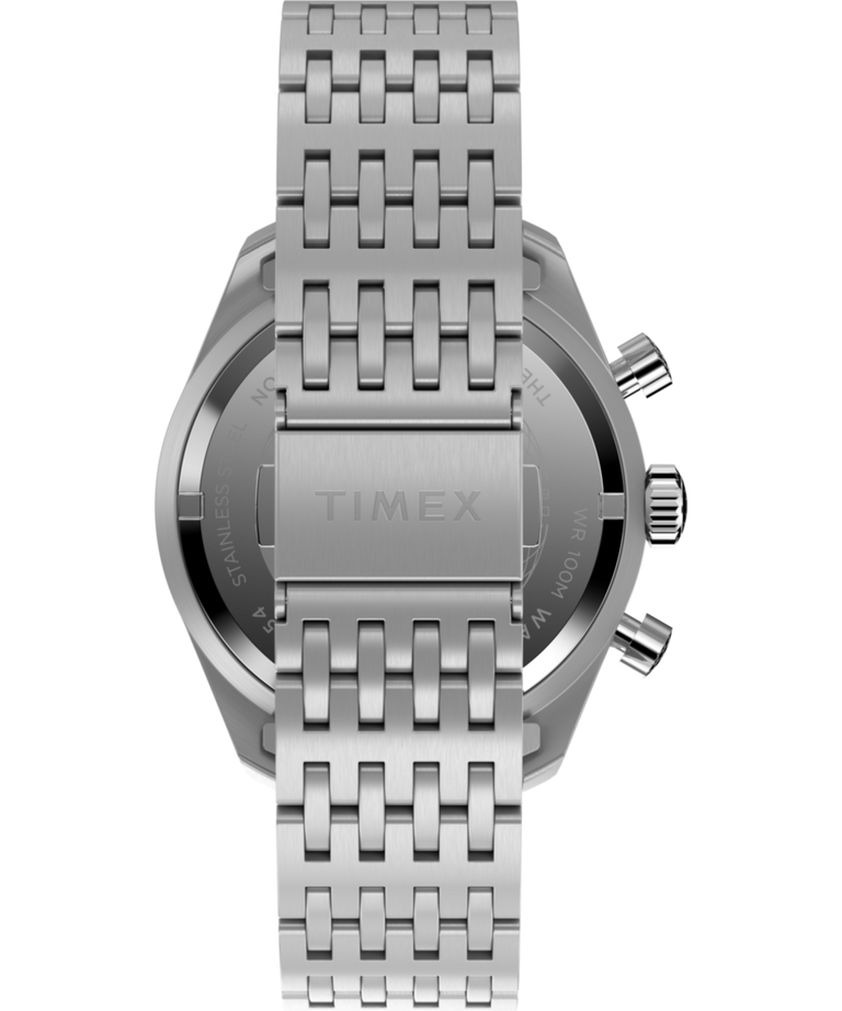 Imagen de la correa del reloj de pulsera con cronógrafo de acero inoxidable de 41 mm Waterbury TW2V42400