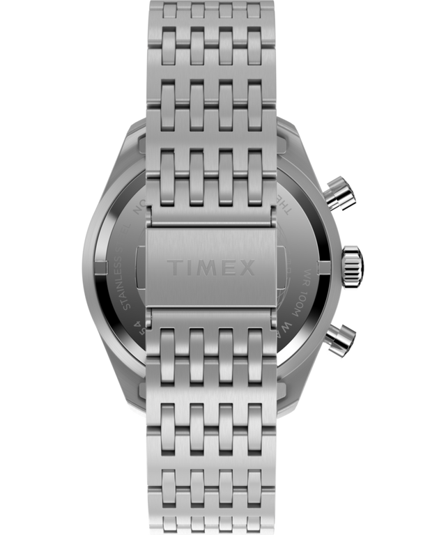 TW2V42400 Waterbury Cronógrafo de 41 mm con brazalete de acero inoxidable. Imagen de la correa del reloj